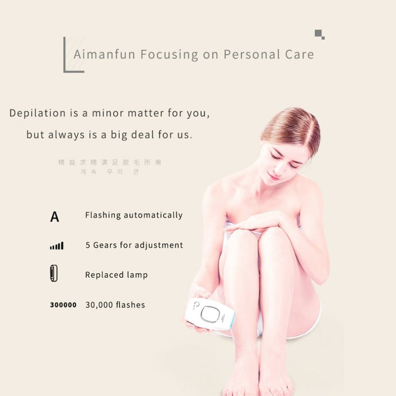 AT HOME IPL EPILATOR PERMANENT LASER HAIR REMOVAL DEVICE – Ace Premium
